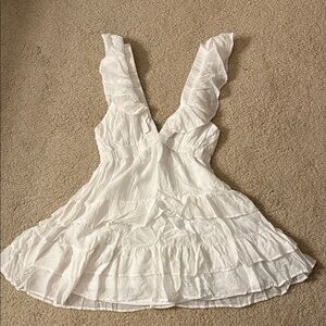 Elegant White Mini Dress